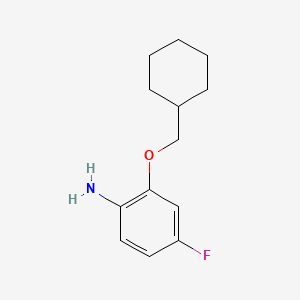 2-(Cyclohexylmethoxy)-4-fluoroaniline - 473732-52-4