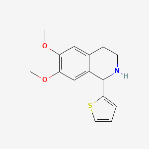 6,7-Dimethoxy-1-(thiophen-2-yl)-1,2,3,4-tetrahydroisoquinoline - 511239-03-5