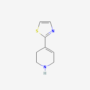 4-(1,3-Thiazol-2-yl)-1,2,3,6-tetrahydropyridine - 630119-07-2