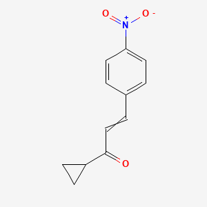 1-Cyclopropyl-3-(4-nitrophenyl)prop-2-en-1-one - 63261-42-7