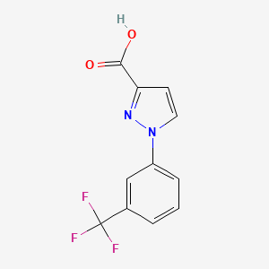 1-[3-(trifluoromethyl)phenyl]-1H-pyrazole-3-carboxylic acid - 732952-48-6