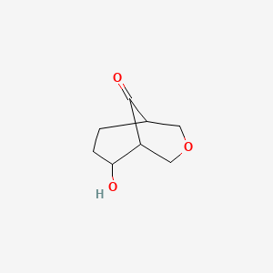 6-Hydroxy-3-oxabicyclo[3.3.1]nonan-9-one - 851984-06-0