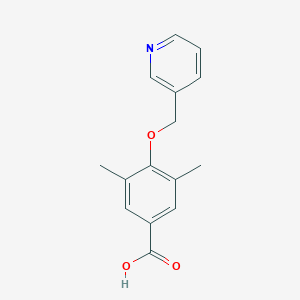 3,5-Dimethyl-4-(pyridin-3-ylmethoxy)benzoic acid - 926230-66-2