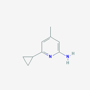 6-Cyclopropyl-4-methylpyridin-2-amine - 234110-18-0
