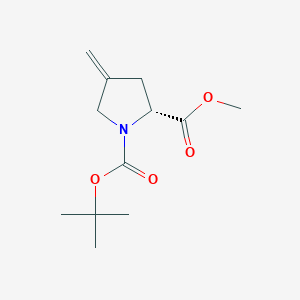 (R)-1-Tert-butyl 2-methyl 4-methylenepyrrolidine-1,2-dicarboxylate - 256488-01-4