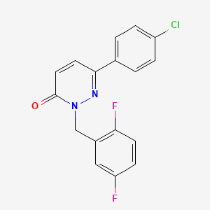 6-(4-chlorophenyl)-2-(2,5-difluorobenzyl)pyridazin-3(2H)-one - 1210872-36-8
