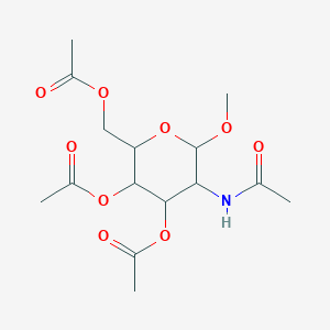 (2R,3S,4R,5R,6R)-5-Acetamido-2-(acetoxymethyl)-6-methoxytetrahydro-2H-pyran-3,4-diyl diacetate - 347841-28-5