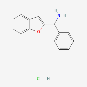 1-(1-Benzofuran-2-yl)-1-phenylmethanamine hydrochloride - 109194-13-0
