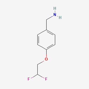 1-[4-(2,2-Difluoroethoxy)phenyl]methanamine - 1431968-12-5