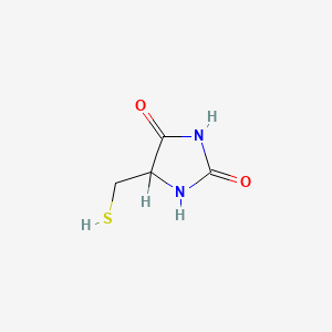 5-(Sulfanylmethyl)imidazolidine-2,4-dione - 17125-37-0