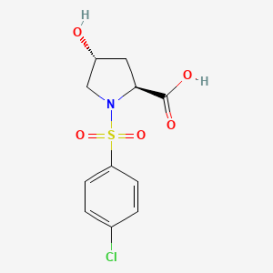 (2S,4R)-1-(4-Chlorobenzenesulfonyl)-4-hydroxypyrrolidine-2-carboxylicacid - 1955474-72-2