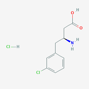 (S)-3-Amino-4-(3-chlorophenyl)butanoic acid hydrochloride - 331763-54-3