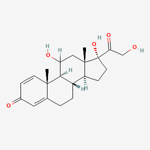 (8S,9S,10R,13S,14S,17R)-11,17-dihydroxy-17-(2-hydroxyacetyl)-10,13-dimethyl-7,8,9,11,12,14,15,16-octahydro-6H-cyclopenta[a]phenanthren-3-one - 52438-85-4