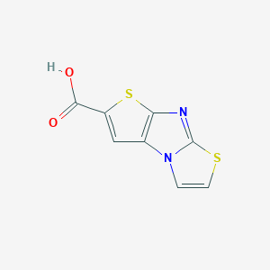 5,9-dithia-1,7-diazatricyclo[6.3.0.02,6]undeca-2(6),3,7,10-tetraene-4-carboxylic acid - 874787-48-1