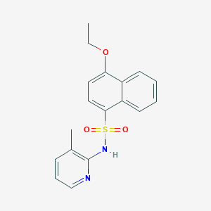4-ethoxy-N-(3-methylpyridin-2-yl)naphthalene-1-sulfonamide - 