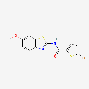 5-bromo-N-(6-methoxy-1,3-benzothiazol-2-yl)thiophene-2-carboxamide - 