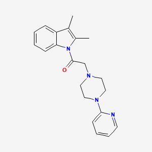 1-(2,3-dimethyl-1H-indol-1-yl)-2-[4-(pyridin-2-yl)piperazin-1-yl]ethanone - 