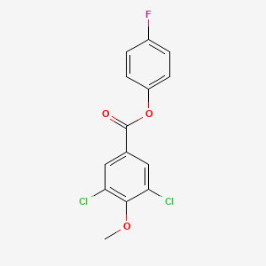 4-fluorophenyl 3,5-dichloro-4-methoxybenzoate - 