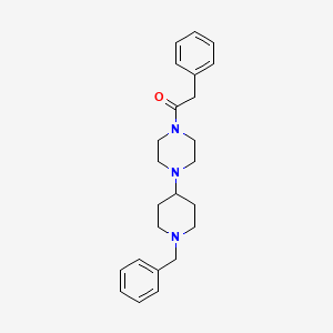 1-[4-(1-Benzylpiperidin-4-yl)piperazin-1-yl]-2-phenylethanone - 
