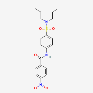 N-[4-(dipropylsulfamoyl)phenyl]-4-nitrobenzamide - 