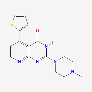 2-(4-methylpiperazin-1-yl)-5-(thiophen-2-yl)pyrido[2,3-d]pyrimidin-4(3H)-one - 