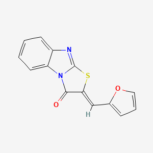 (2Z)-2-(2-furylmethylene)thiazolo[3,2-a]benzimidazol-1-one - 
