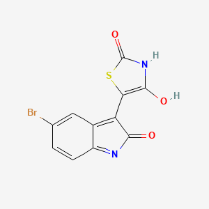 5-(5-Bromo-2-oxo-1,2-dihydro-indol-3-ylidene)-thiazolidine-2,4-dione - 