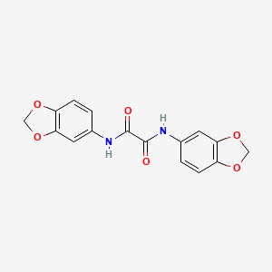 N,N'-bis(1,3-benzodioxol-5-yl)ethanediamide - 5324-25-4