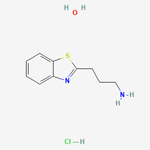 [3-(1,3-benzothiazol-2-yl)propyl]amine hydrochloride hydrate - 