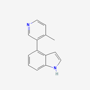 4-(4-methylpyridin-3-yl)-1H-indole - 