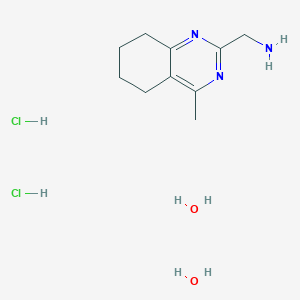 (4-Methyl-5,6,7,8-tetrahydroquinazolin-2-yl)methanamine dihydrochloride dihydrate - 