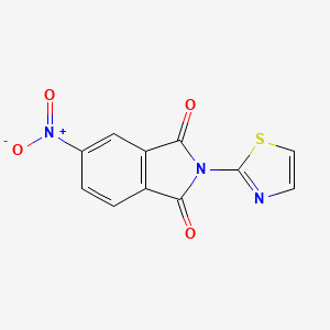 5-NITRO-2-(1,3-THIAZOL-2-YL)-2,3-DIHYDRO-1H-ISOINDOLE-1,3-DIONE - 
