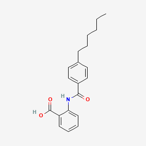2-[(4-hexylbenzoyl)amino]benzoic acid - 