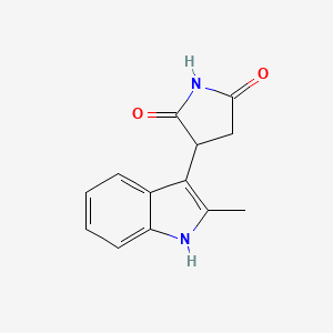 3-(2-methyl-1H-indol-3-yl)pyrrolidine-2,5-dione - 61123-23-7