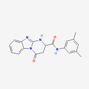 N-(3,5-dimethylphenyl)-4-oxo-1,2,3,4-tetrahydropyrimido[1,2-a]benzimidazole-2-carboxamide - 