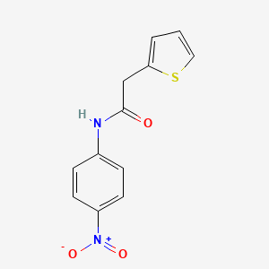 N-(4-nitrophenyl)-2-(thiophen-2-yl)acetamide - 
