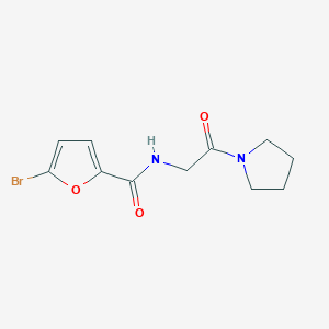 5-Bromo-N-(2-oxo-2-(pyrrolidin-1-yl)ethyl)furan-2-carboxamide - 