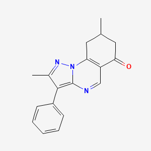 2,8-dimethyl-3-phenyl-8,9-dihydropyrazolo[1,5-a]quinazolin-6(7H)-one - 