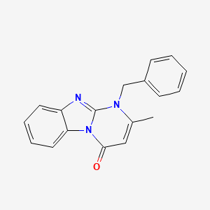 1-benzyl-2-methylpyrimido[1,2-a]benzimidazol-4(1H)-one - 