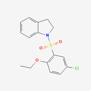 1-[(5-chloro-2-ethoxyphenyl)sulfonyl]indoline - 