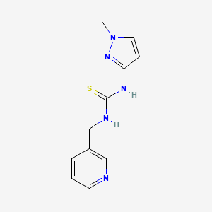 N-(1-METHYL-1H-PYRAZOL-3-YL)-N'-(3-PYRIDYLMETHYL)THIOUREA - 