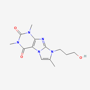 8-(3-hydroxypropyl)-1,3,7-trimethyl-1H-imidazo[2,1-f]purine-2,4(3H,8H)-dione - 