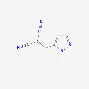 2-((1-Methyl-1H-pyrazol-5-yl)methylene)malononitrile - 