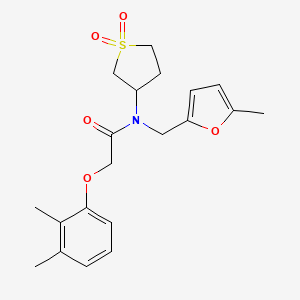 2-(2,3-dimethylphenoxy)-N-(1,1-dioxidotetrahydrothiophen-3-yl)-N-[(5-methylfuran-2-yl)methyl]acetamide - 