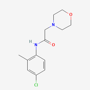 N-(4-chloro-2-methylphenyl)-2-(morpholin-4-yl)acetamide - 6304-05-8