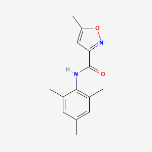 3-Isoxazolecarboxamide, 5-methyl-N-(2,4,6-trimethylphenyl)- - 130403-00-8