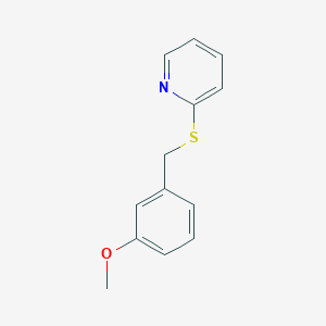 2-[(3-Methoxyphenyl)methylsulfanyl]pyridine - 646511-46-8