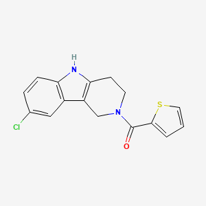 8-chloro-2-(2-thienylcarbonyl)-2,3,4,5-tetrahydro-1H-pyrido[4,3-b]indole - 
