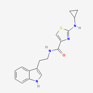2-(cyclopropylamino)-N-[2-(1H-indol-3-yl)ethyl]-1,3-thiazole-4-carboxamide - 