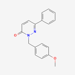 2-(4-methoxybenzyl)-6-phenylpyridazin-3(2H)-one - 